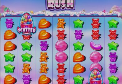 Sugar Rush oyununda Scatter gösterir ekran görüntüsü.